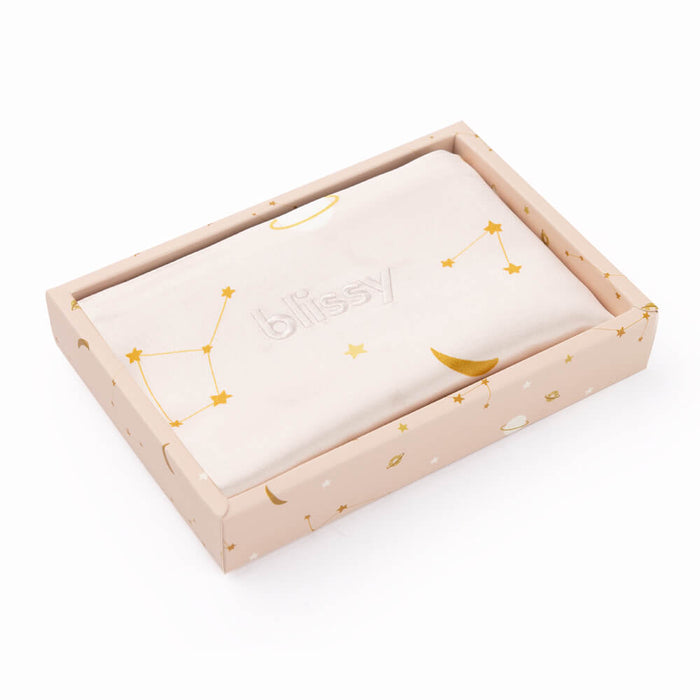 Blissy Mulberry Silk Pillowcase – Pink Galaxy Queen