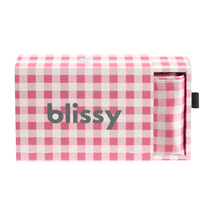 Pillowcase - Rose Gingham - King