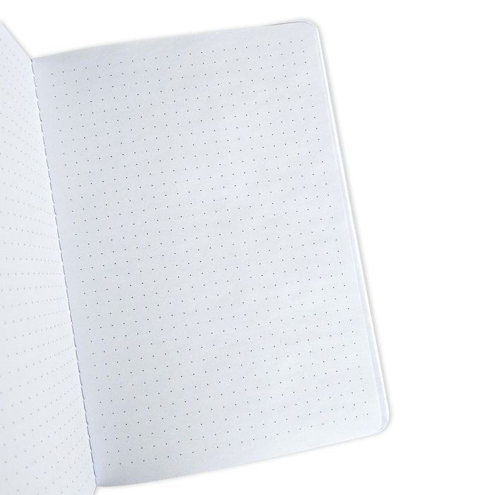 Pink "I Am Grateful" Jotter Notebook — Gold Foil with Dotted Grid Pages B6 Size