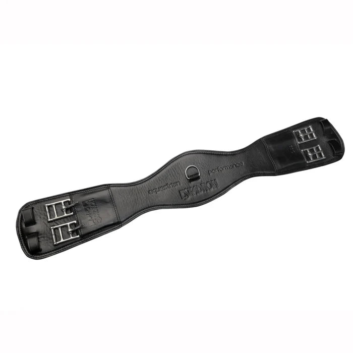 Popręg skórzany Eskadron Leather Girth Short Core Black