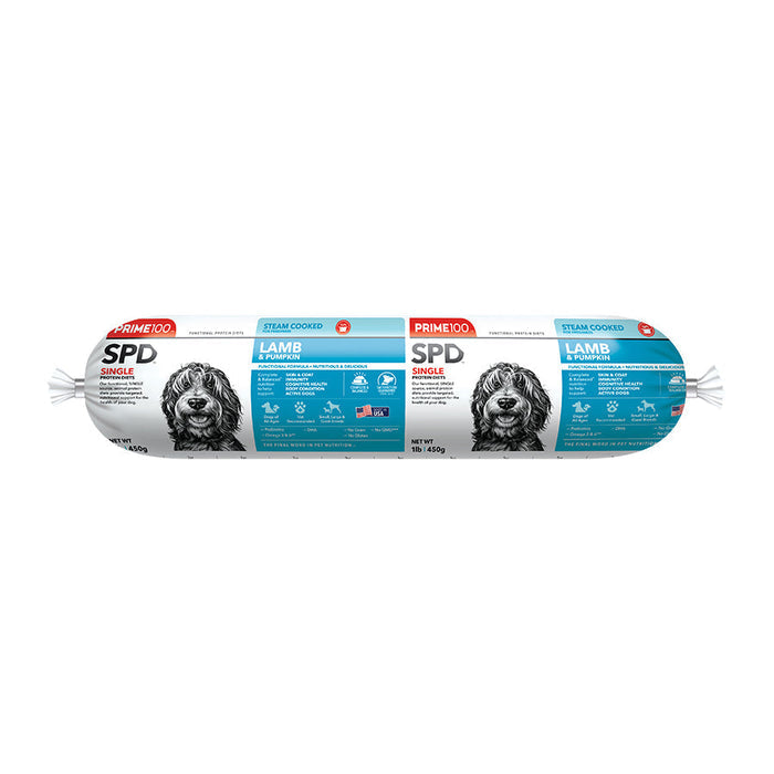 Prime100 SPD™ Fresh Roll Lamb & Pumpkin Dog Food
