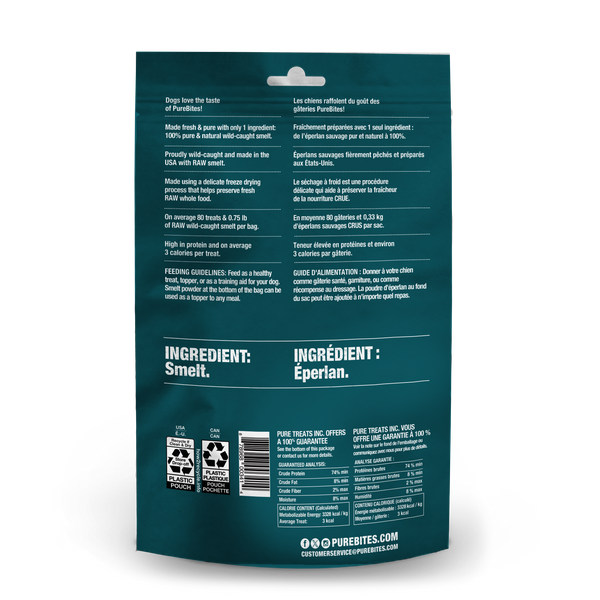 PureBites Smelt Freeze Dried Dog Treats