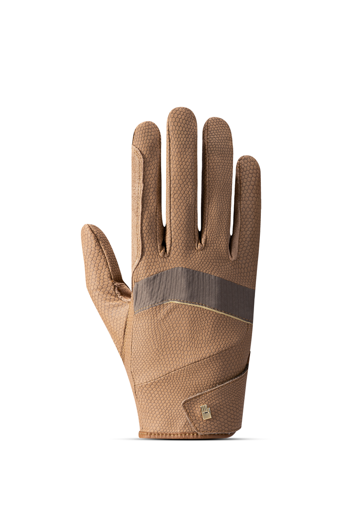 Roeckl Sports Rękawiczki jeździeckie MANECARESS 01-310059 Caramel