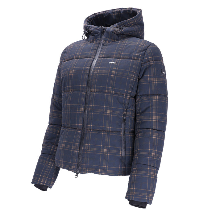Schockemohle A/W 26 Kurtka zimowa Leni dark navy krata