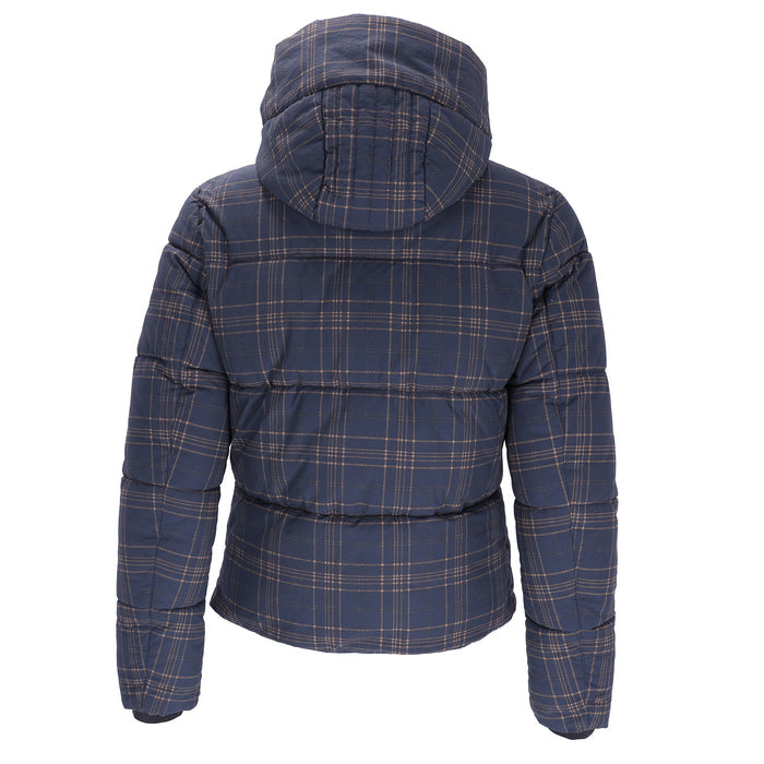 Schockemohle A/W 26 Kurtka zimowa Leni dark navy krata