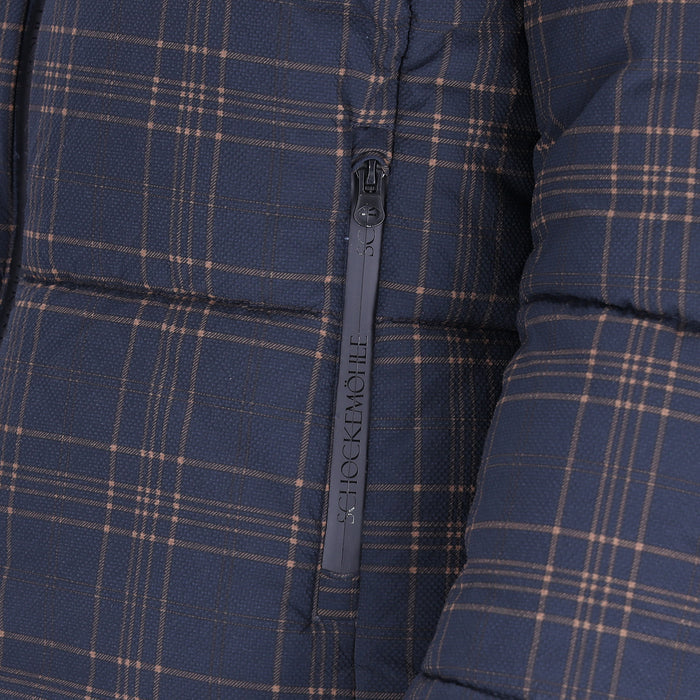 Schockemohle A/W 26 Kurtka zimowa Leni dark navy krata