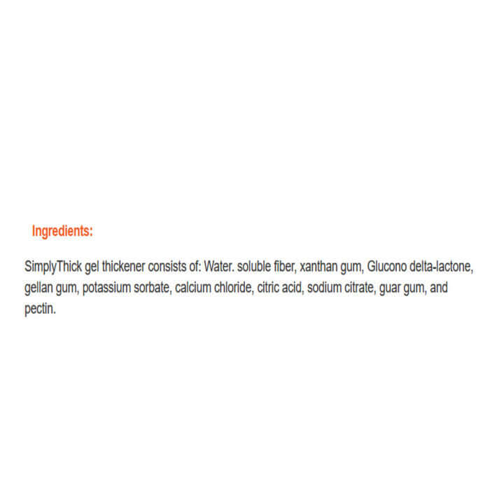 SimplyThick 6 Gram Individual Packet Unflavored Gel Thickner (Nectar Consistency)