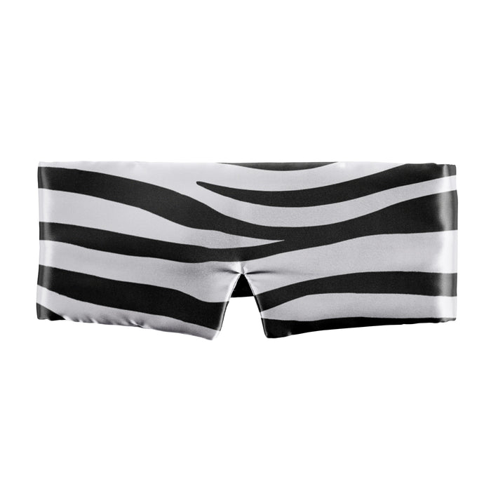 Sleep Mask - Zebra - Weighted