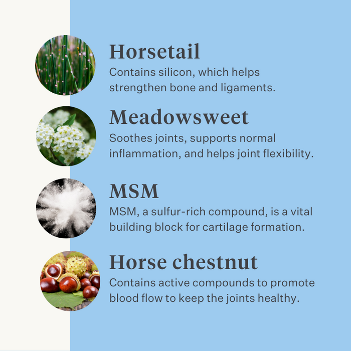 Natural supplement dog puppy joints ligaments tendons muscles | localization: EN