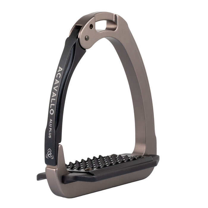 Strzemiona Acavallo Arena Aluplus 2.0 Black – aluminiowe z otwieranym ramieniem