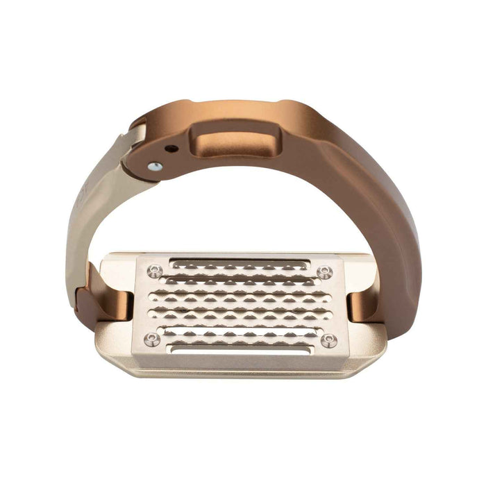 Strzemiona Acavallo Arena Aluplus 2.0 Golden Brown – aluminiowe z otwieranym ramieniem