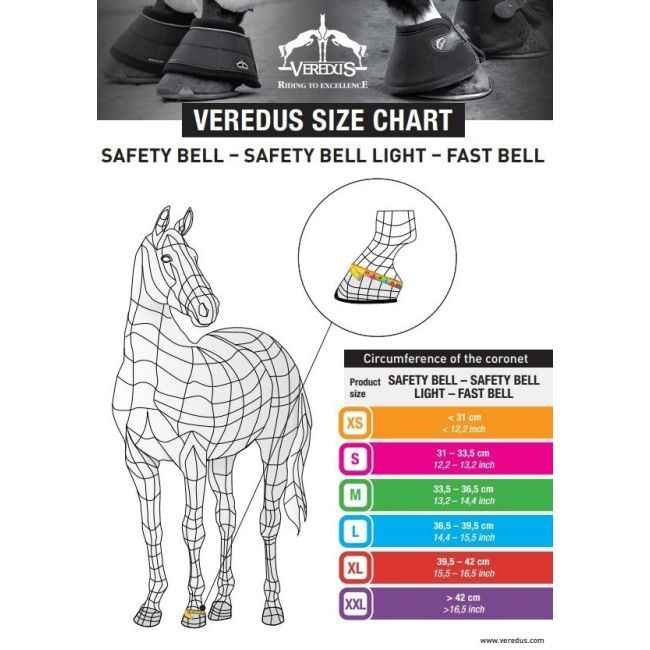 Veredus Kaloszki Safety-Bell Light Black/Bordeaux