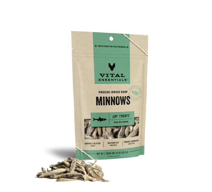 Vital Essentials Freeze Dried Raw Minnows Cat Treats