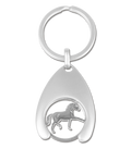 Waldhausen Srebrny Brelok do kluczy z koniem - Cavalo
