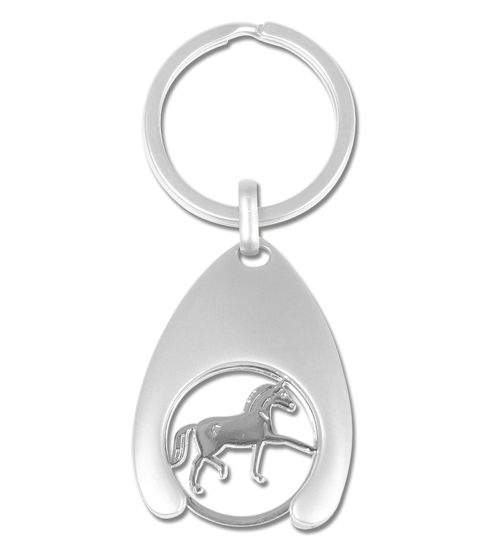 Waldhausen Srebrny Brelok do kluczy z koniem - Cavalo