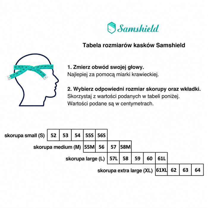 Wkładka do kasku Samshield 2.0 Shadow