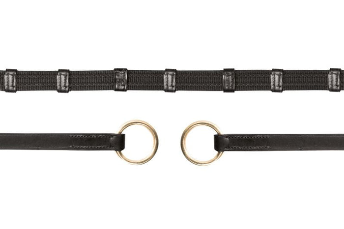 Wodze uchwytowe Schockemohle Dark Brown/Gold - WB (Full) - Cavalo
