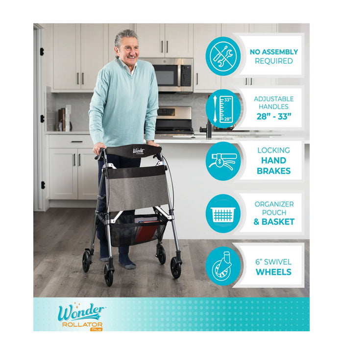 Wonder Rollator Plus by Stander